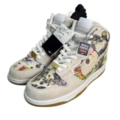【美品】サイズ【US10/28cm】シュプリーム×ナイキSB Supreme×NIKE SB 23AW／ Dunk High Rammellzee ダンク ハイ ラメルジー スニーカー FD8779-100　 8065000223509