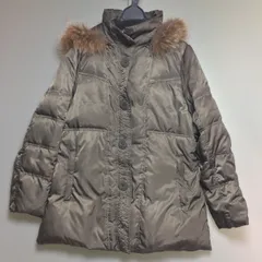 ◎◎balmain バルマン ダウンコート　裏地総柄　ブルーフォックスファー　 P106D-75Fのサムネイル