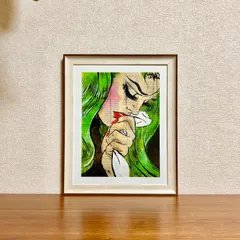 新品☆額縁付アートポスター☆Loui Jover（ルイ・ジョヴァー）☆アートデザイン☆オーストラリア画家☆POP CRY☆382