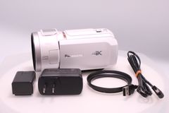 【超極美品】Panasonic VX2M 64GB ピュアホワイト HC-VX2M-W 4K ビデオカメラ