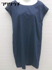 ◇ LIMITLESS LUXURY リミットレス ラグジュアリー 半袖 膝下丈 ワンピース サイズ38 ネイビー レディース 【中古】 【1002800534012】