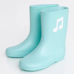 ☆ ミント ☆ 19cm ☆ POMPKINS 音符レインブーツ ポプキンズ POMPKINS レインブーツ キッズ 音符レインブーツ 長靴 長ぐつ ながぐつ レインシューズ シューズ 靴 女の子 女児 子ども こども 小学生 園児 かわいい おしゃれ 可愛い