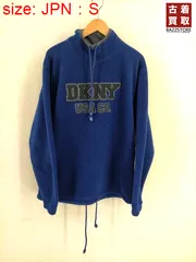 ダナキャランニューヨーク DKNY 90S ロゴ刺繍ハイネックフリース メンズのサムネイル