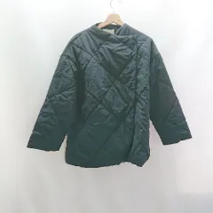 ■ ⊇ ap retro ノーカラー 長袖 キルティングブルゾン サイズF ブラック レディース E  【1409100068788】のサムネイル