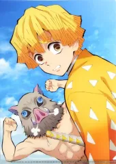 【中古】クリアファイル 善逸＆伊之助 A4クリアファイル 「鬼滅の刃」