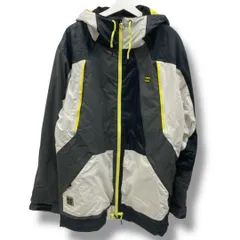 BILLABONG ビラボン スノボジャケット スノボウェア スキー スノーボード ジップアップジャケット AB012-786 黒 黄 白 ブラック イエロー ホワイト Mサイズ メンズ 冬 ゴーゴー古着久喜倉庫店No.B10363