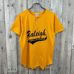 EAGLE USA シングルステッチ ヘンリーネック 半袖 Tシャツ XL