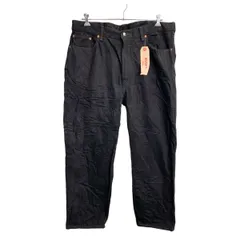 リーバイス550w42ブラック希少サイズ美品levisblack USA製 98年製 Levi's 550 Black Denim Pants 黒 W35×L28 90s
