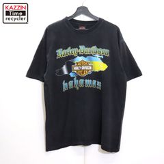 00s HARLEY DAVIDSON バイカー モーターサイクル 半袖Ｔシャツ メンズ 表記XLサイズ
