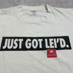 90s USA製 NIKEパロディt コメディt ビンテージt 袖シングル FL Robinson 古着