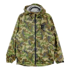 サイズ：LL FILA GOLF フィラゴルフ  ジップパーカー 裏起毛 カモフラ柄 カーキ系 [240101439139] ゴルフウェア メンズ ストスト