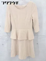 ◇ STRAWBERRY-FIELDS ストロベリーフィールズ 長袖 膝下丈 ワンピース アイボリー レディース 【中古】 【1102170006956】