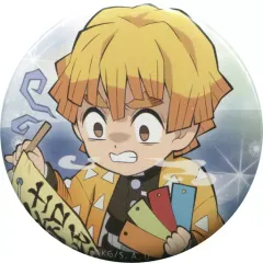 【中古】バッジ・ピンズ 我妻善逸(ノーマル) 「鬼滅の刃×ufotable cafe 七夕イベント 描き下ろしSDイラスト57mmランダム缶バッジ」