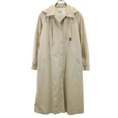 LONDON FOG ロンドンフォグ 80s ヴィンテージ フーデッド ステンカラーコート 8 ベージュ レディース 古着のサムネイル