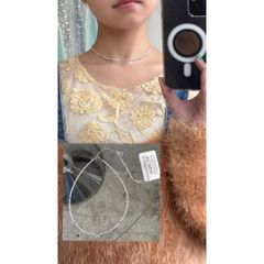 moi_co / necklace チョーカー  水晶 パイライト ストロベリークオーツ