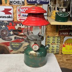 Coleman ランタン 200 1951年4月 クリスマスランタン ブラス製 整備済み