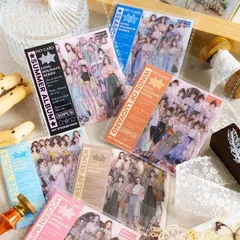 ST216｜コラージュ素材 コラージュ 人物 シール フレークシール まとめ売り セット 手帳 手帳素材 手帳デコ