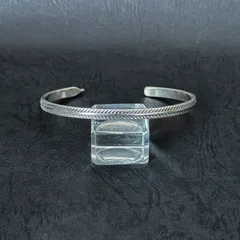 シルバーナローバングル フェザー インディアンジュエリー