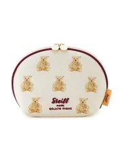【在庫処分】[ジェラート ピケ] Steiff 総柄ポーチ PWGB235521 レディース CRM