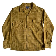 60s PENDLETON ペンドルトン オンブレチェック ボードシャツ XL 60s PENDLETONペンドルトン BULLOCK'S オンブレチェック ウール