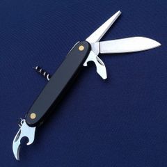 ポケットナイフ 5徳ナイフ マルチツール 小型ナイフ アウトドア ナイフの刃長約55㎜ コルク栓抜き 缶切り 刃物 미사용 長期保管品 2163