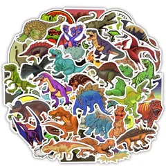新品未使用 送料無料 恐竜 ステッカー ヴィンテージシール セット スーツケース トランク  バイク 自転車 車 猫 パソコン スマホ ヘルメット 旅行用品 目印 トラベル デコレーション おしゃれ ビンテージ風 ヴィンテージ風 レトロ感