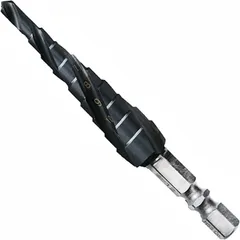ＫＥＳＡＫＩＣＨＩ KESAKICHI 3枚刃 ステップドリル タケノコドリル チタンコーティング ステンレス 段付きドリル 4-12mm9段( 4‐12mm9段)