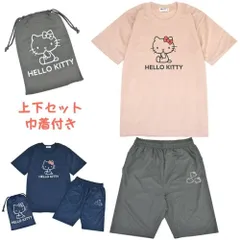 ハローキティ Tシャツ ハーフパンツ セットアップ 半袖 部屋着 巾着 サンリオ キャラクターズ hk1652-204