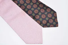 BURBERRY バーバリー ネクタイ 2本セット シルク ピンク