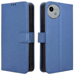 AQUOS wish5 ケース 手帳 SH-52F チェック柄 手帳 ケース 【Color】ブルーのサムネイル