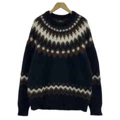 BATONER × BEAMS / モヘヤノルディッククルーネックニット BATONER バトナー モヘア ノルディック クルーネック ニット