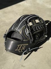 【Hi-GOLD】〜技極〜プロフェッショナル　硬式用グローブ　ブラック　三塁手・オールポジション
