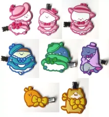 【中古】アクセサリー(非金属) 全8種セット 「お文具といっしょ カプセルヘアクリップなのです ～リボンがいっぱい!～」
