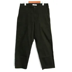 インヘリット ワークパンツ アンクル丈 ストレッチ ボトムス メンズ Mサイズ グリーン系 INHERIT 【中古】のサムネイル