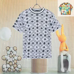 【今日特価】Louis Vuitton Monogram ジャカード Knit Tee
