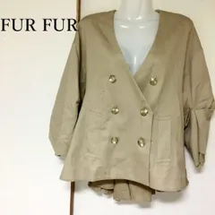 【お洒落】FURFUR ファーファー　トレンチコート　大きいサイズのサムネイル