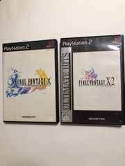 ファイナルファンタジーX、X-2 PS2 中古品 ２本セット