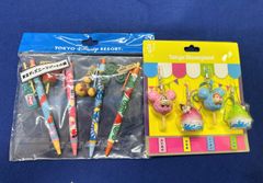 ✨激レア　ディズニー　夏祭り　2017 チップ＆デール ストラップ　ボールペン4本セット🎐