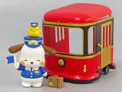 3点 TOPTOY レトロな時間列車 ポチャッコ 昼寝 時間の列車長