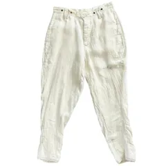 suzuki takayuki 麻ベージュストライプ サルエルパンツサイズ2