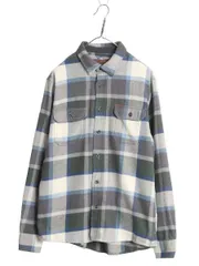 【お得なクーポン配布中!】 オービス ヘビー フランネル シャツ ジャケット メンズ M 古着 ORVIS アウトドア コットン 長袖シャツ ネルシャツ ヘビーウェイト チェック
