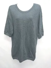 ◇ Θ BEAUTY & YOUTH ビューティアンドユース コットン100% 半袖 Tシャツ カットソー サイズL ダークブルー系 メンズ E  【1503040007972】