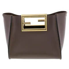 【中古】 FENDI （フェンディ） ﾌｪﾝﾃﾞｨ ｳｪｲ ｽﾓｰﾙ バッグ ショルダー/メッセンジャーバッグ 2WAY ﾌﾞﾗｳﾝ Brown calf Leather レザー 8BS054 used:AB