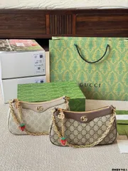 【今日特価】Gucci 2025 Ophidia Vintage GG Canvas Small Armpit Bag / グッチ 2025 年オフィディア ヴィンテージ GG キャンバス スモール