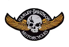 １枚　HARLEY-DAVIDSON　（ハーレー・ダビッドソン）MOTORCYCLESワッペン
