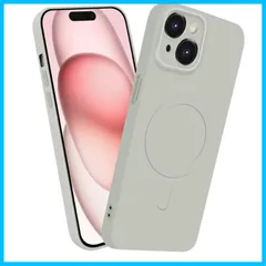 【特価セール】シリコン ケース イフォン MagSafe対応 15 マグネット搭載 ワイヤレス充電 15 スマホケース 耐衝撃 全面保護 ストラップホールバンパー iPhone いpほね15 人気 薄型 [MiaoKeDa] いphone カバー オフホワイト
