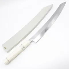 ま*ん様 オークション　銀三　本焼　切付け型　柳刃包丁 ま*ん様 オークション銀三本焼切付け型柳刃包丁