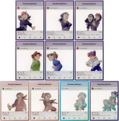 【中古】キャラカード 全10種セット 「忍たま乱太郎  アクリルトレカプレート インスタ風 第六弾」