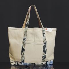 50年の歴史をもつ日本製帆布使用 持ち手 底部 アロハシャツ使用）【T.K GARMENT SUPPLY】