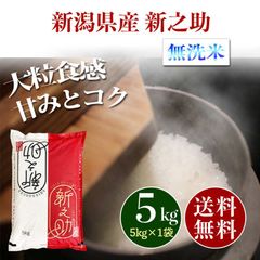 新潟県産 新之助 しんのすけ 無洗米 5kg お米 5キロ 新米